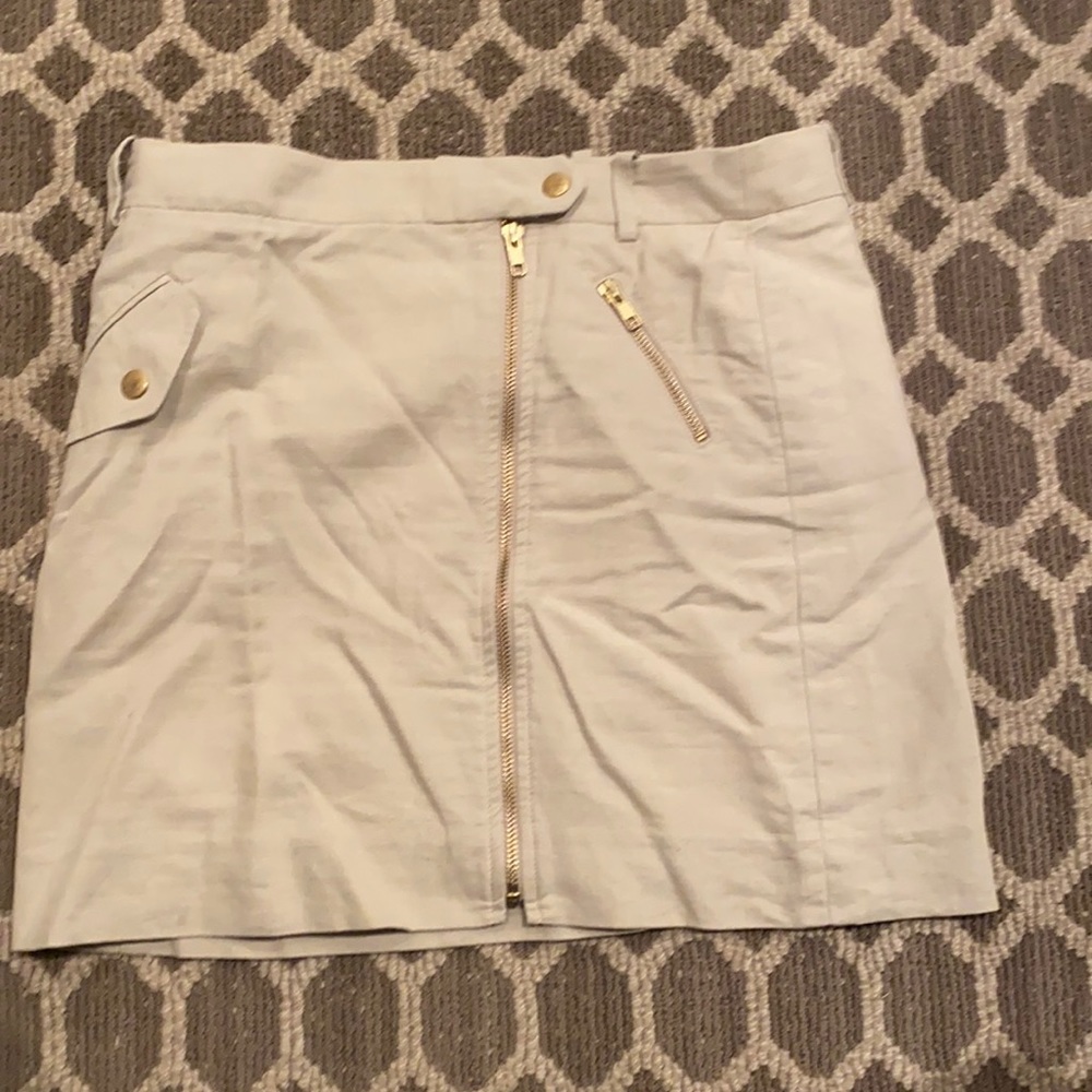 JCrew khaki mini size 2- like new